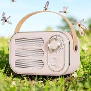 Portable Bluetooth Speaker with Handle - Pink